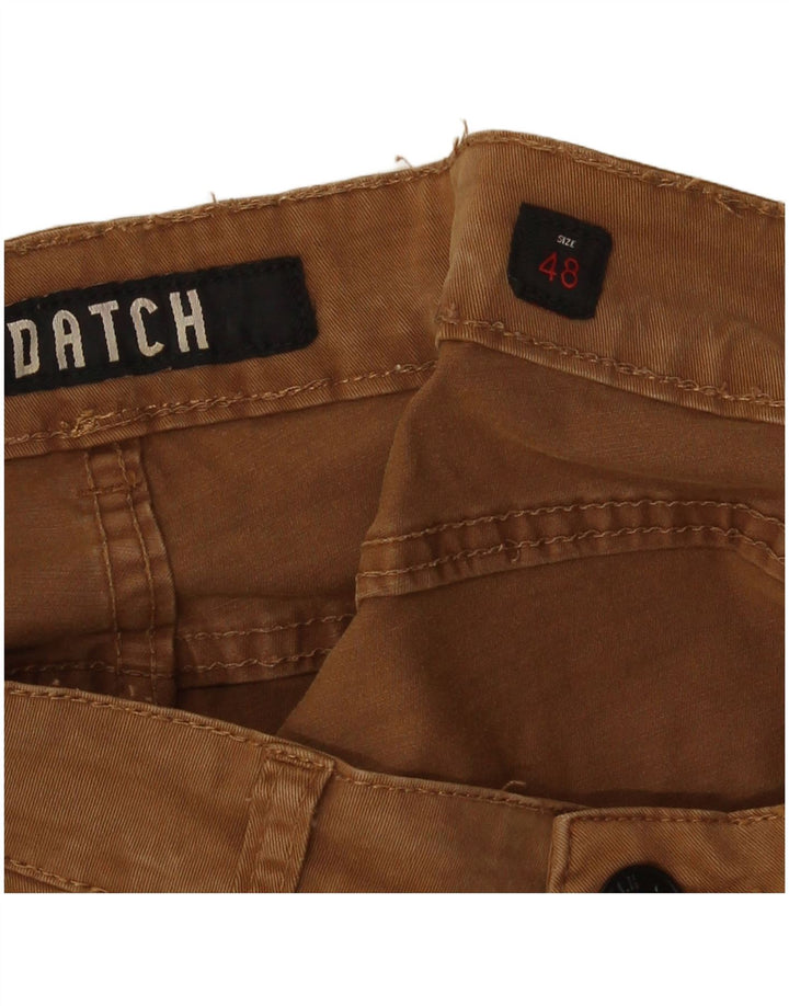 Datch Мужские узкие повседневные брюки IT 48 Medium W32 L29 Бежевые