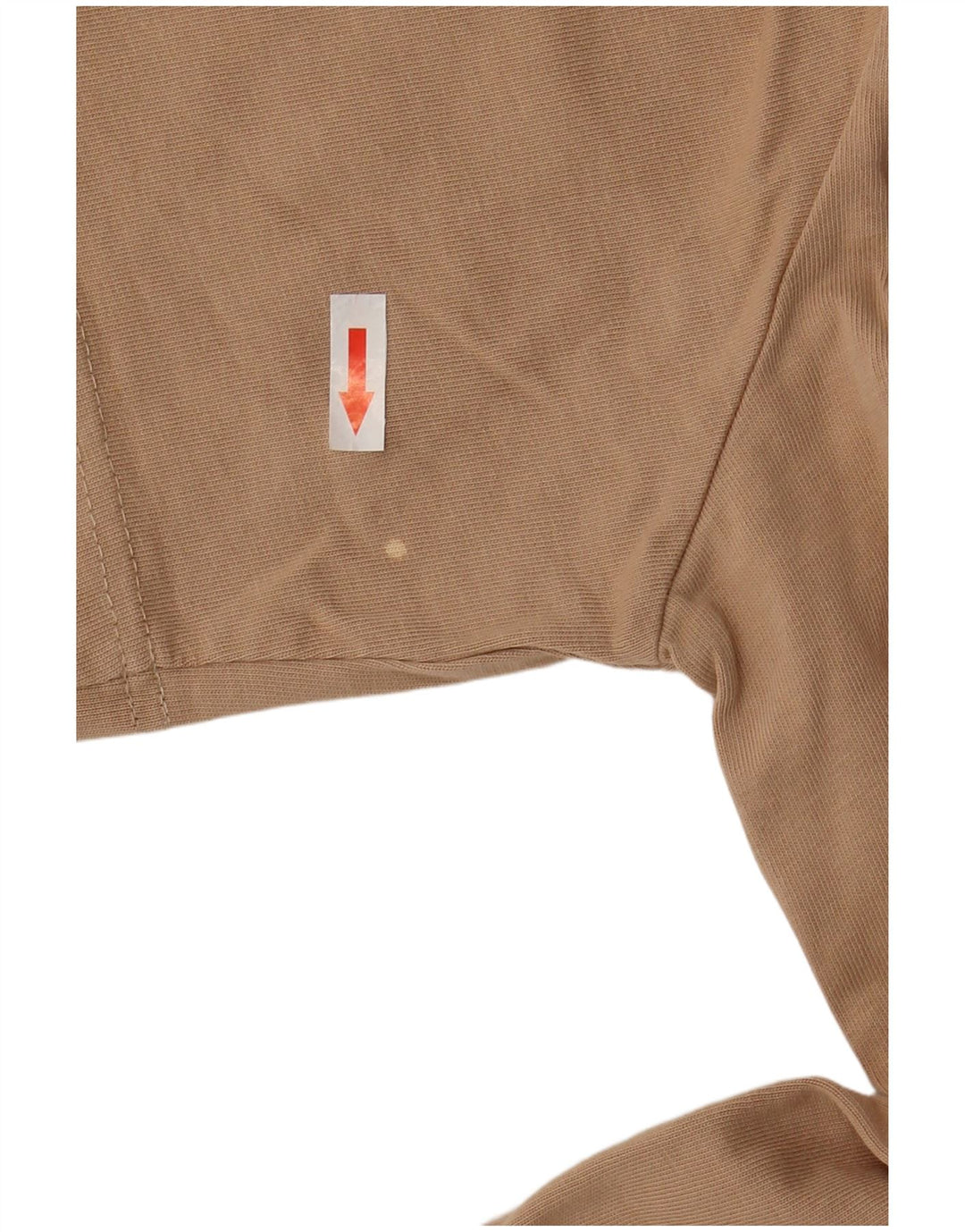 Женская укороченная футболка Nike UK 14, средний бежевый, хлопок