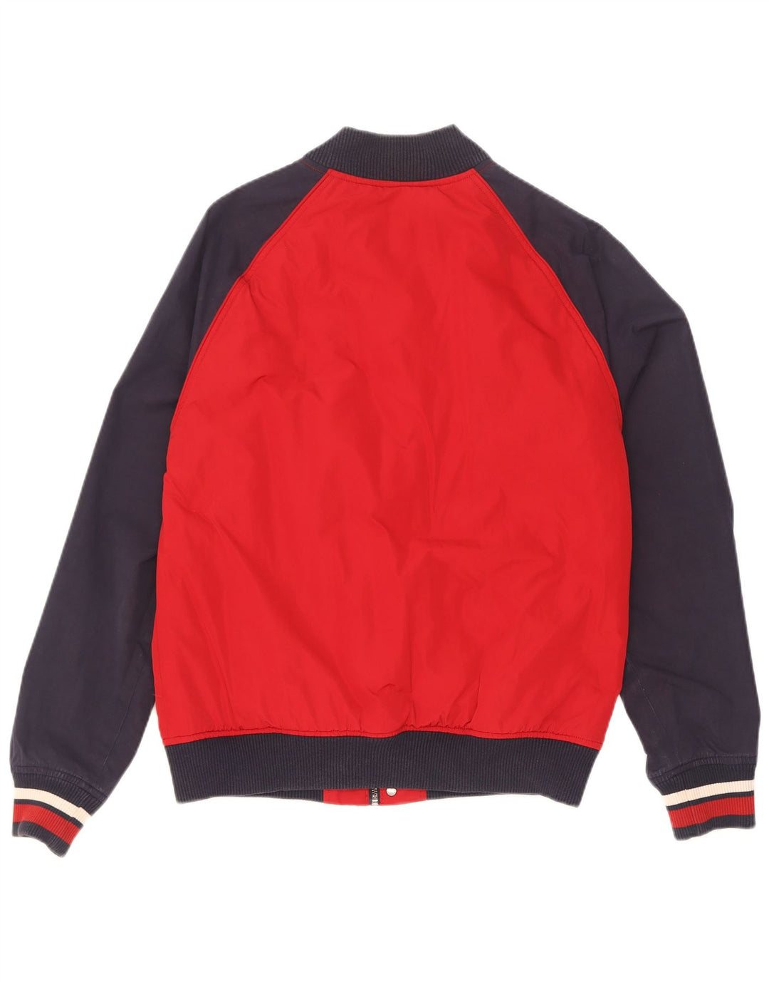 Мужская куртка-бомбер с рисунком Tommy Hilfiger UK 36, маленькая красная с цветными блоками