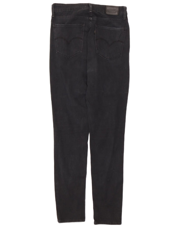 Женские джинсы скинни Levi's 721 с высокой посадкой W29 L30, черный хлопок