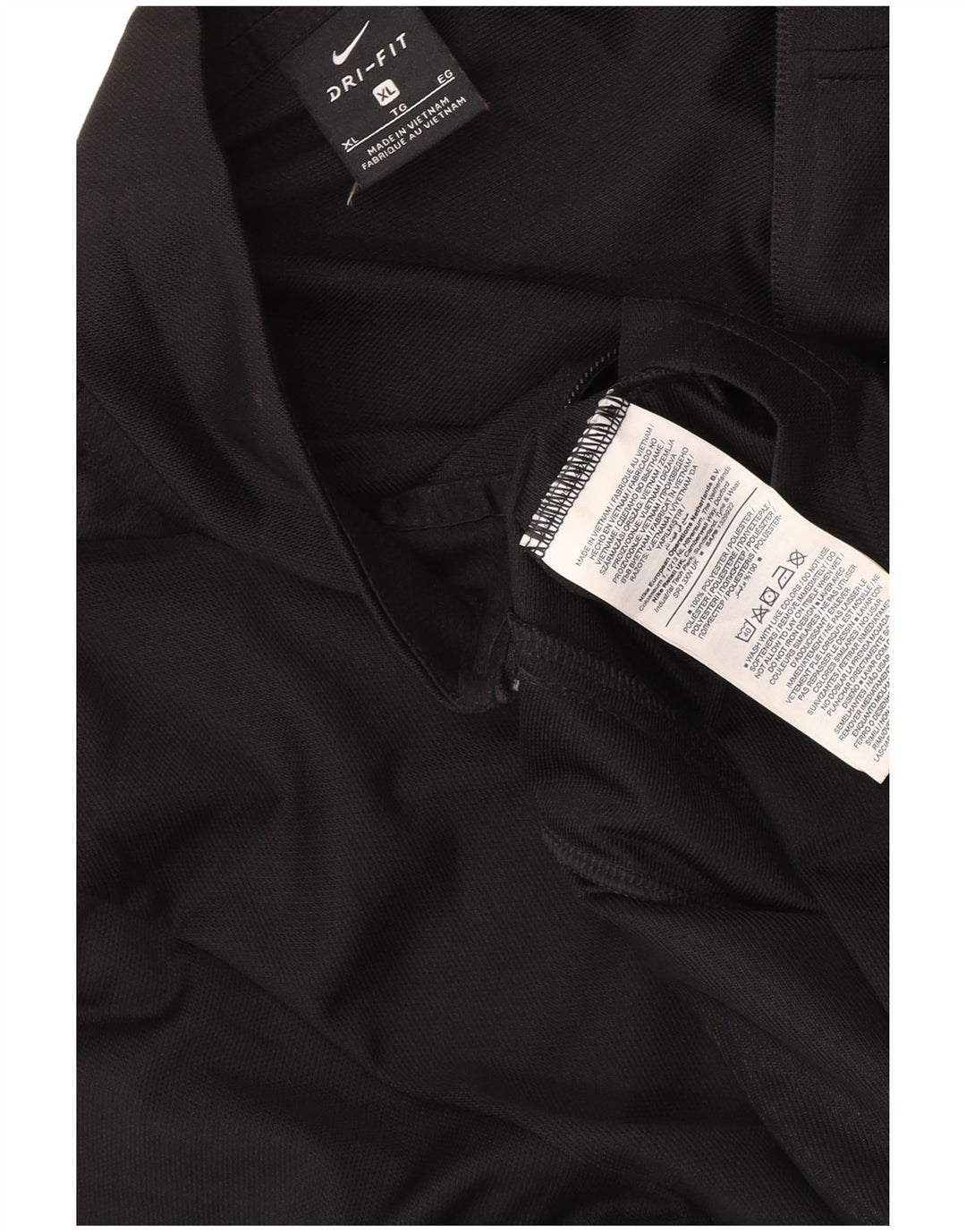 Мужская спортивная куртка Nike Dri Fit XL, черный полиэстер