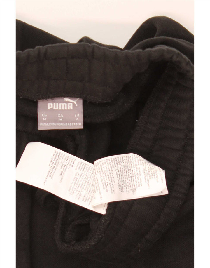 Мужские спортивные брюки Puma, джоггеры, средний черный, хлопок