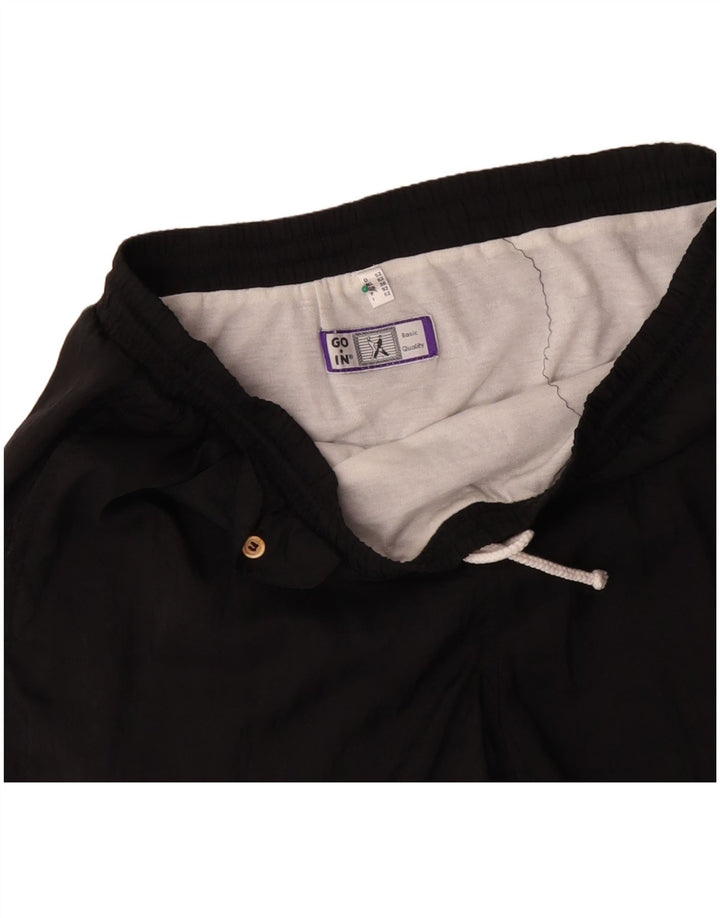 Мужские спортивные шорты VINTAGE, большие черные из полиамида