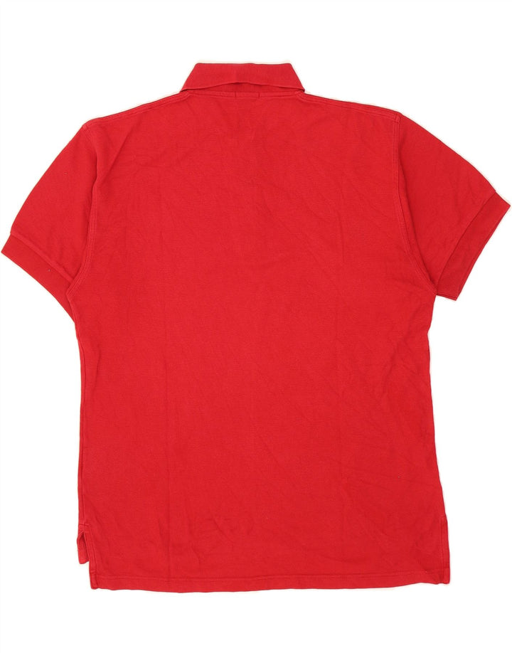 GANT Mens Polo Shirt Large Red Cotton Vintage Gant and Second-Hand Gant from Messina Hembry 
