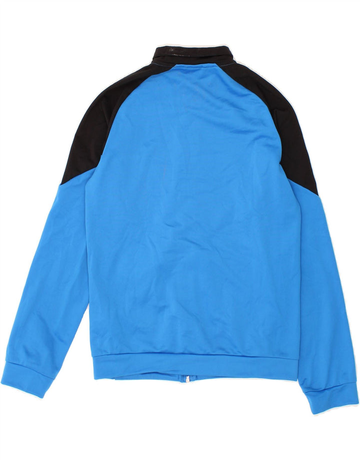 PUMA Boys Graphic Tracksuit Top Jacket 13-14 Years  Blue Colourblock Vintage Puma and Second-Hand Puma from Messina Hembry 
