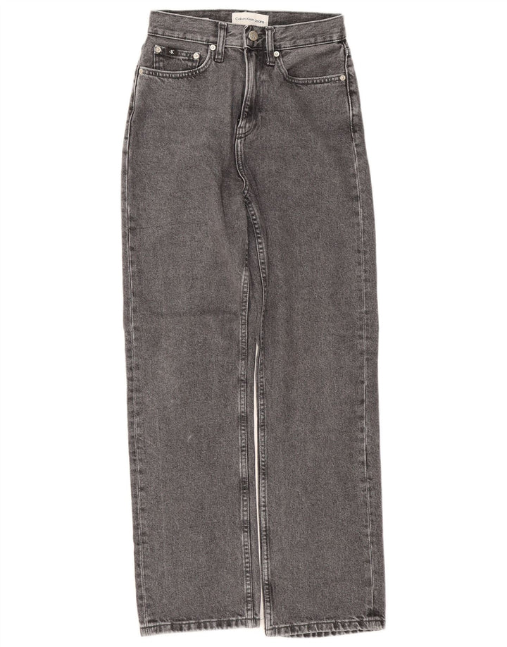 Женские широкие джинсы Calvin Klein W26 L28 Серые