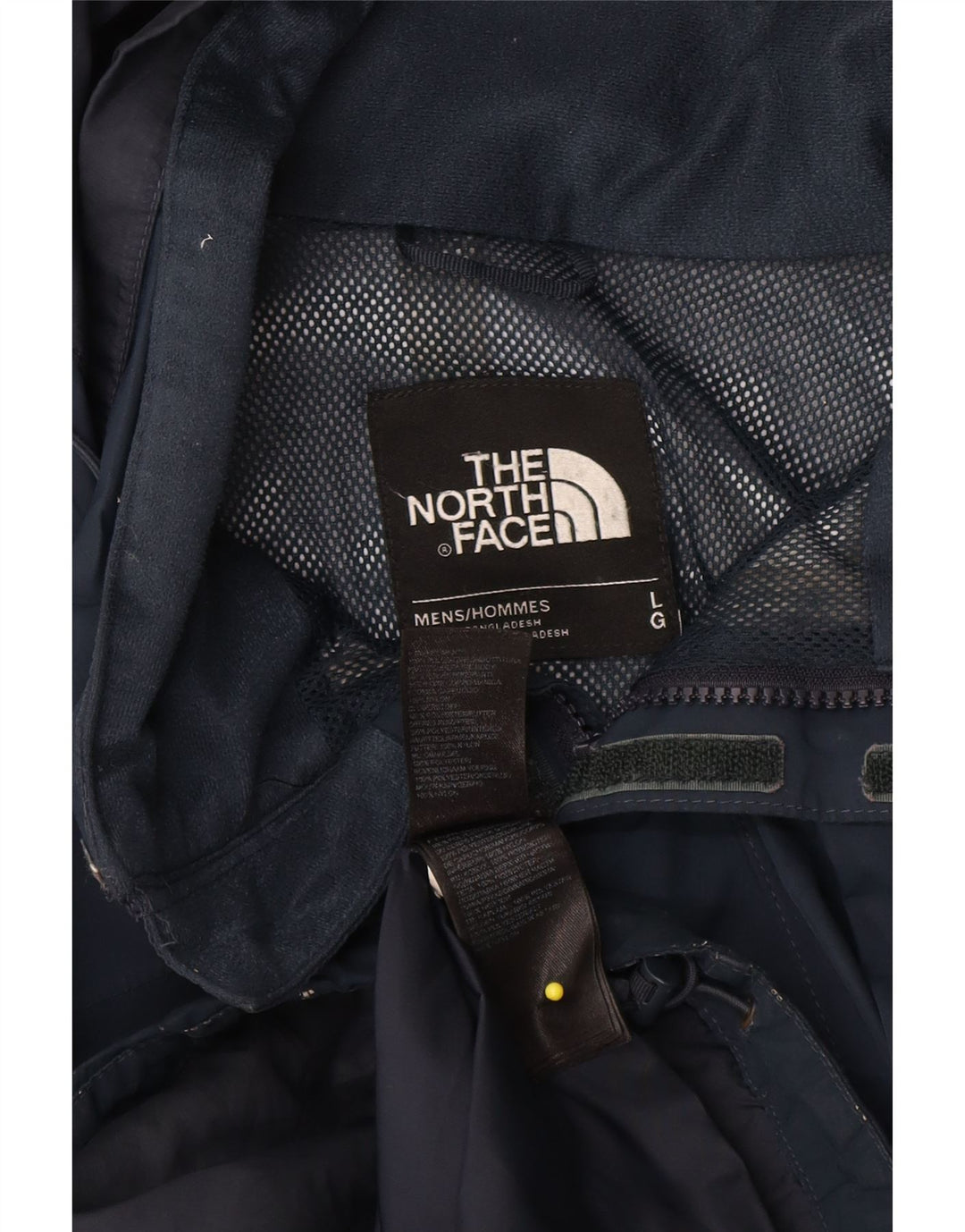 Мужская дождевик с капюшоном The North Face UK 40, большой темно-синий полиэстер