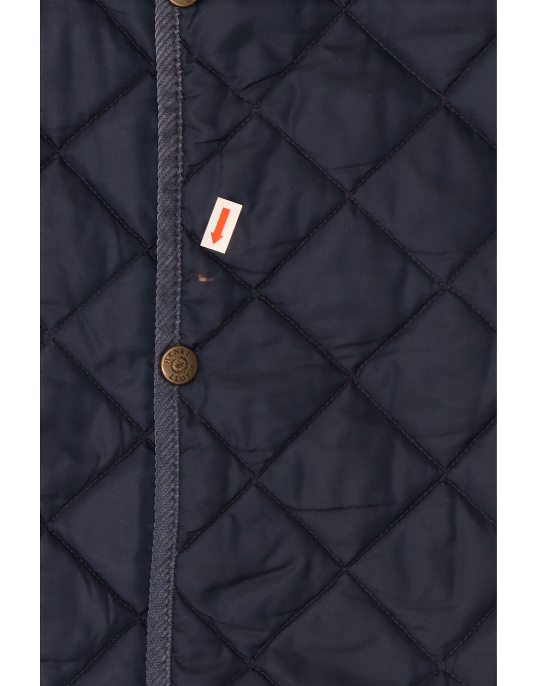 Henri Lloyd Мужская стеганая куртка UK 42 XL Темно-синий нейлон