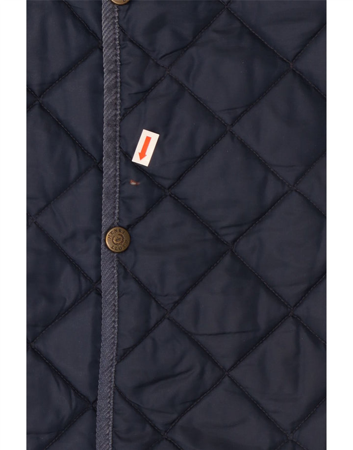 Henri Lloyd Мужская стеганая куртка UK 42 XL Темно-синий нейлон