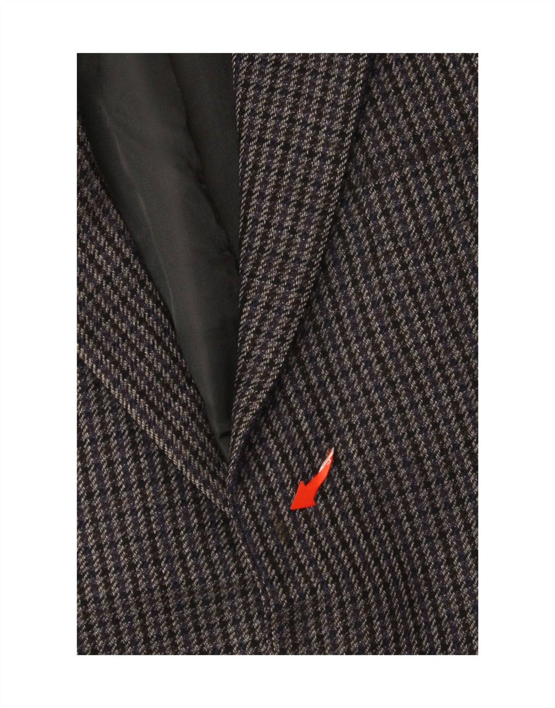 Мужской пиджак Chaps на 2 пуговицах, Великобритания 38, средний серый с узором «гусиные лапки»