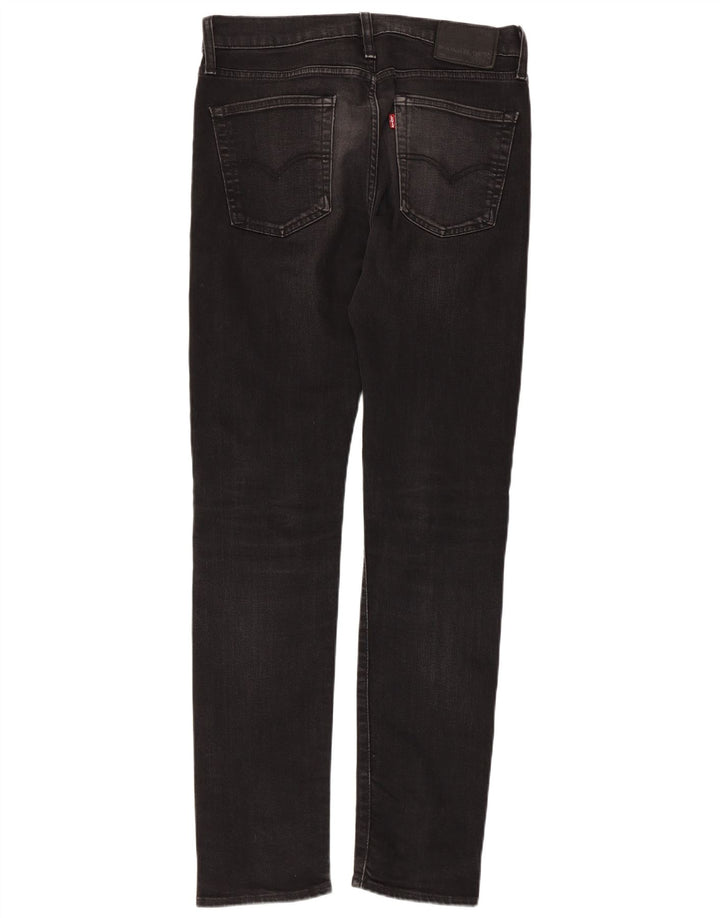 Мужские джинсы скинни LEVI'S 510 W33 L34, черный хлопок