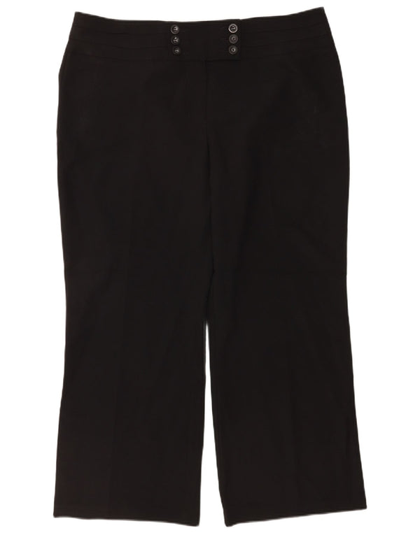 Женские повседневные брюки свободного кроя Marks & Spencer, Великобритания 18 XL W38 L28, черные