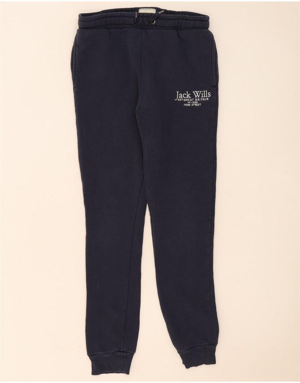 Спортивный костюм с графическим рисунком для девочек Jack Wills, брюки для бега, 12–13 лет, темно-синие