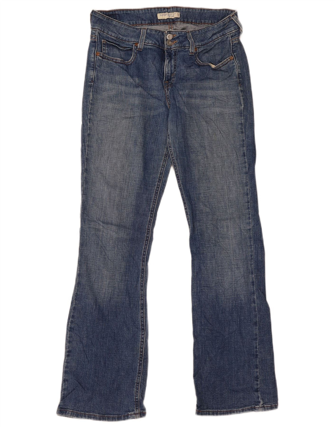 Женские джинсы Levi's 515 Slender Bootcut США 8, средние W32 L31, синий хлопок