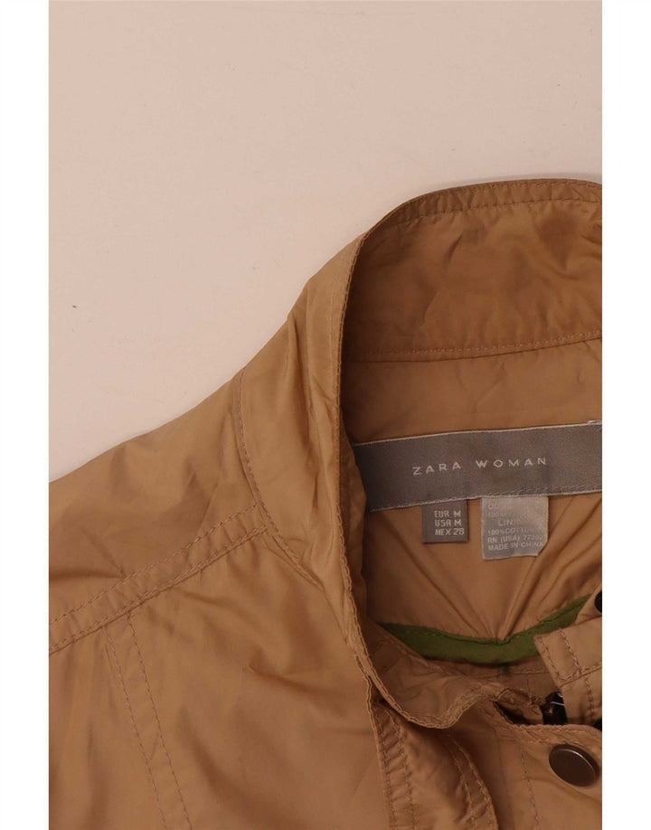 Женская куртка Zara UK 12, средний бежевый