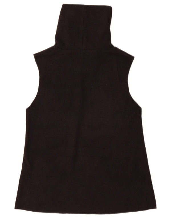 Женский жилет Zara UK 8, маленький, черный, хлопок