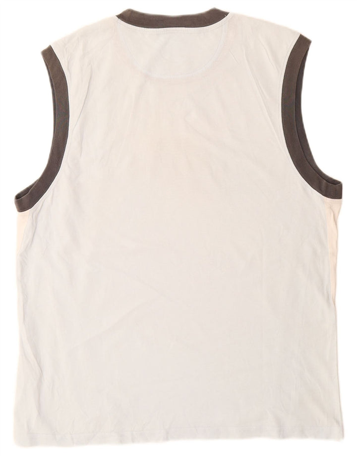 Мужской жилет с рисунком Nike, Великобритания, 42/44, большой синий, хлопок с цветными блоками