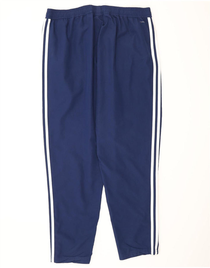 Мужские спортивные брюки Adidas Climalite XL темно-синие из полиэстера