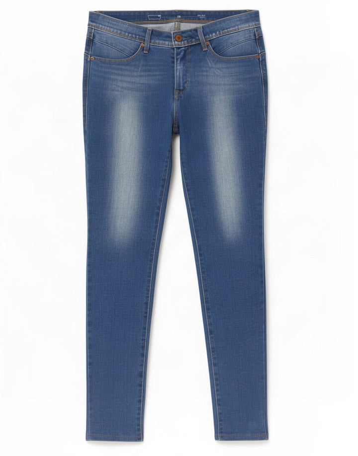 Женские джинсы скинни со средней посадкой Levi's W28 L30 синие