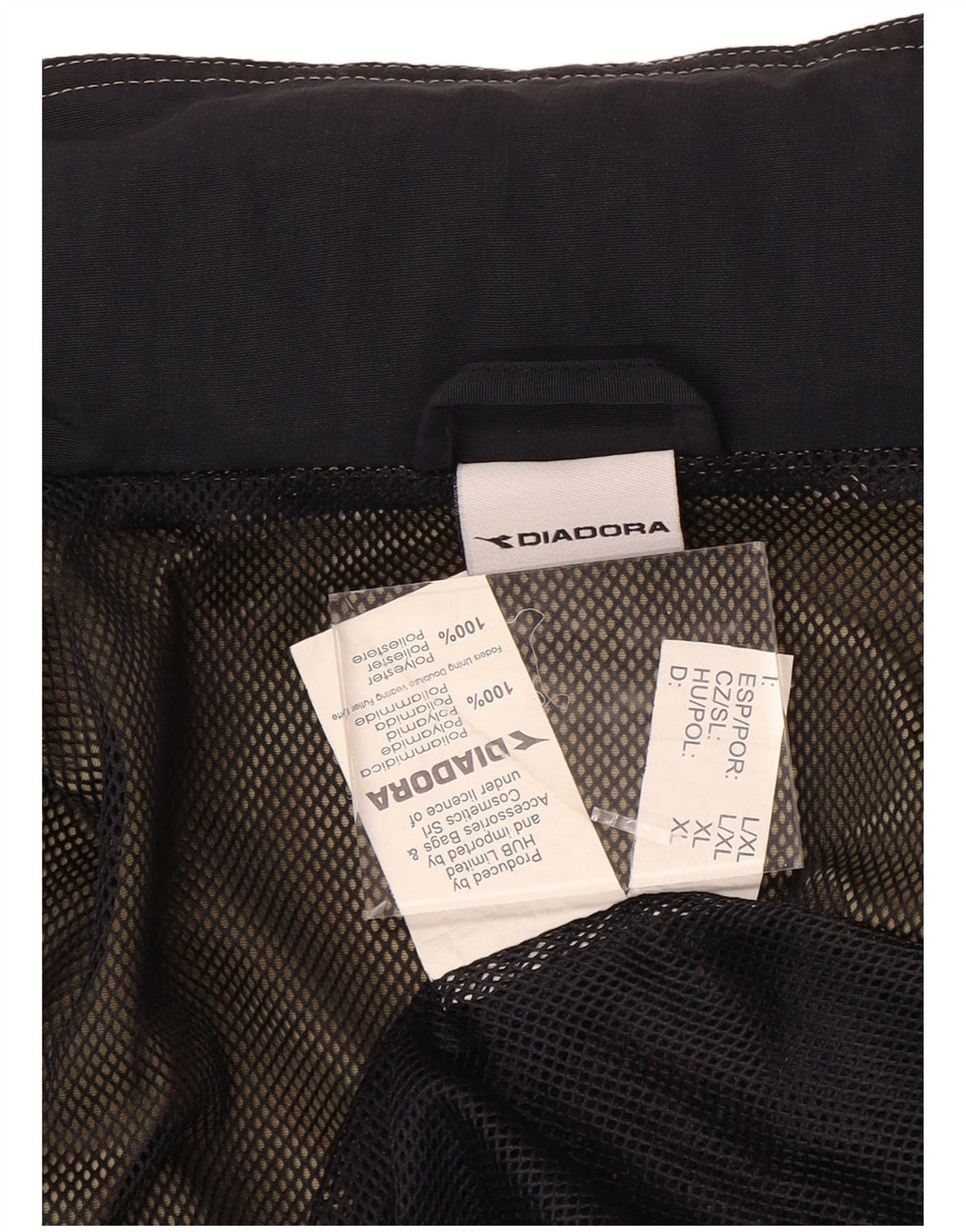 Мужская дождевик Diadora UK 42 XL Бежевый Полиамид