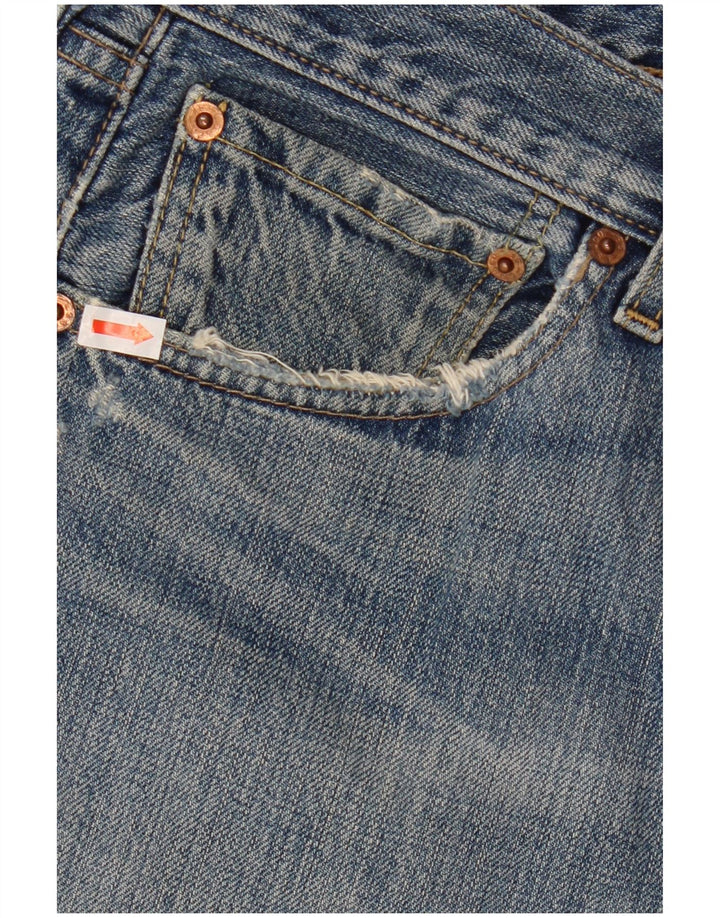 Мужские прямые джинсы Levi's 501 W34 L27, синий хлопок