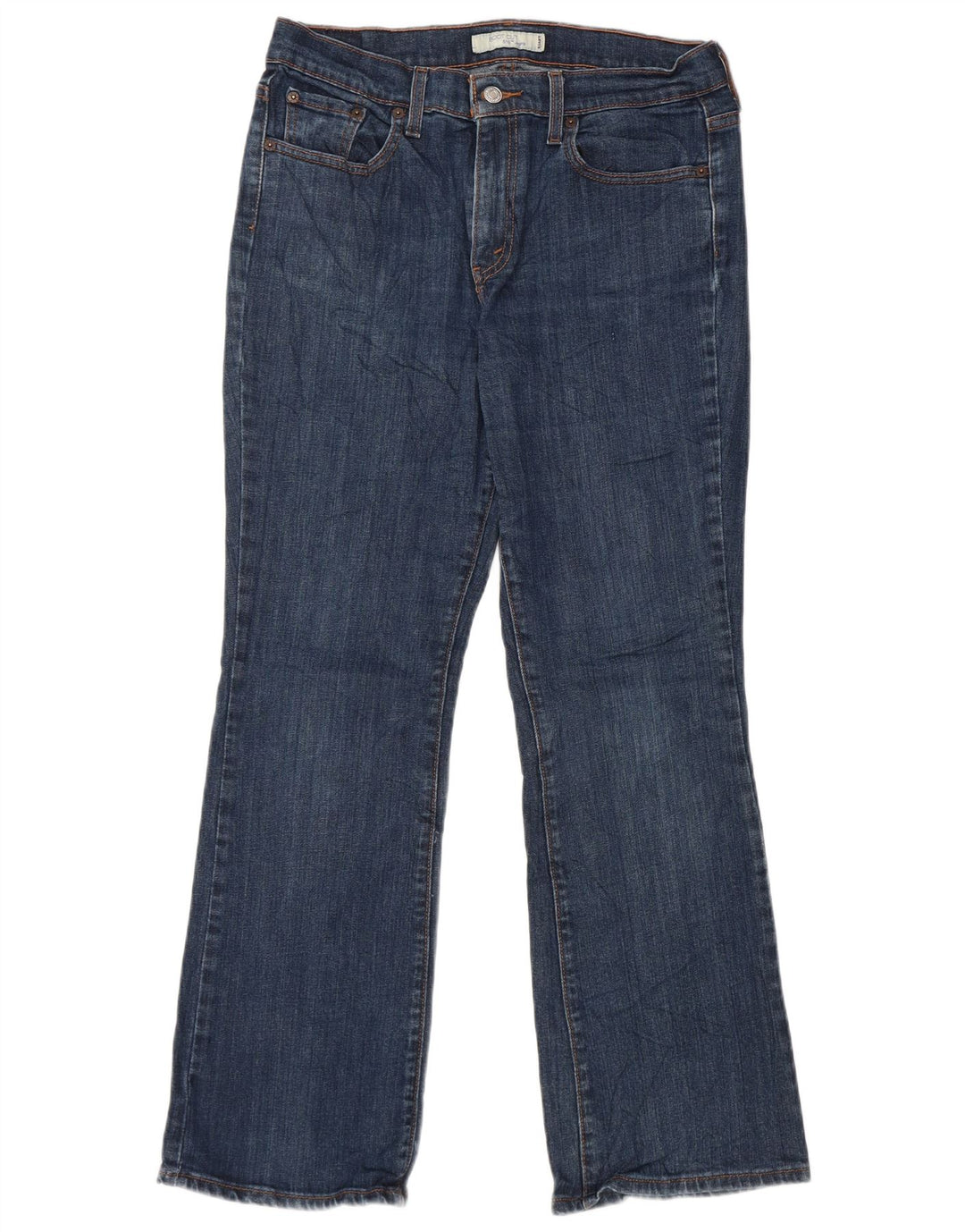 Женские джинсы Levi's 515 Bootcut, размер США 10, большие размеры W32 L30, синий хлопок