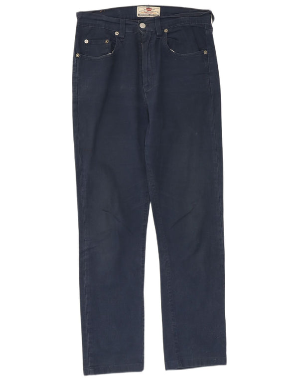 Женские прямые джинсы LEVI'S W31 L27 Темно-синие, хлопок