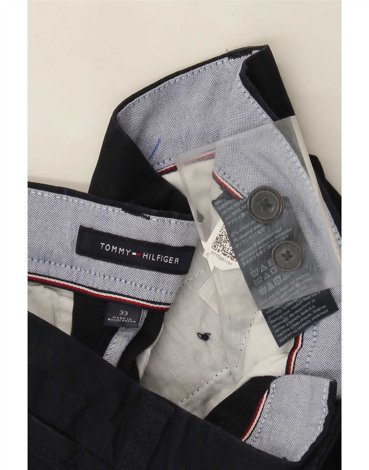 Мужские шорты чинос Tommy Hilfiger W33, средний темно-синий, хлопок