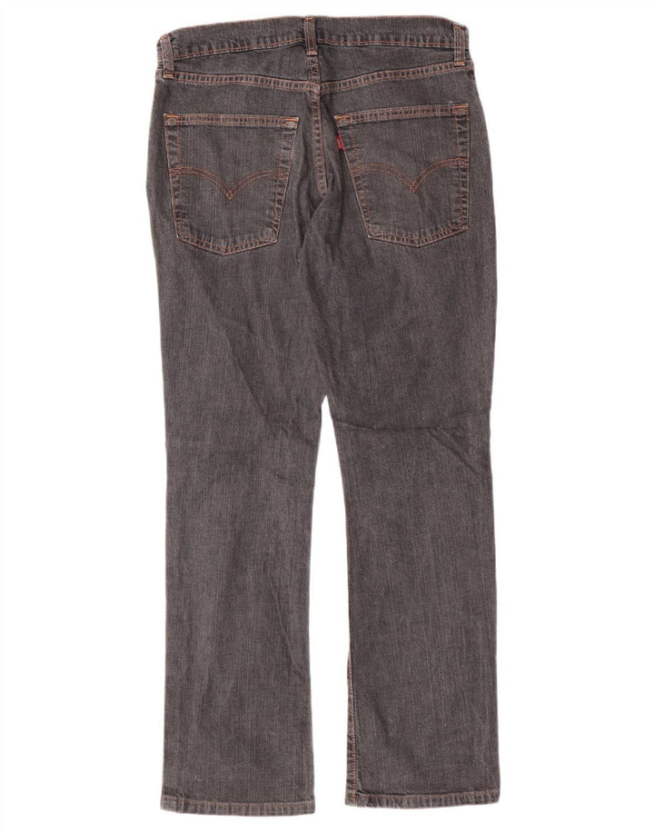 Женские прямые джинсы LEVI'S 525 W32 L30 Серые, хлопок