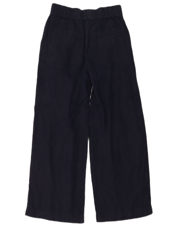 Женские брюки-чиносы Marks & Spencer с высокой талией UK 8 Small W28 L26 Темно-синие, бл.