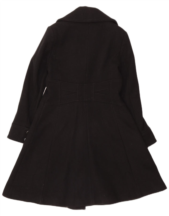 Женское пальто Reiss UK 14, большое, черное, шерстяное