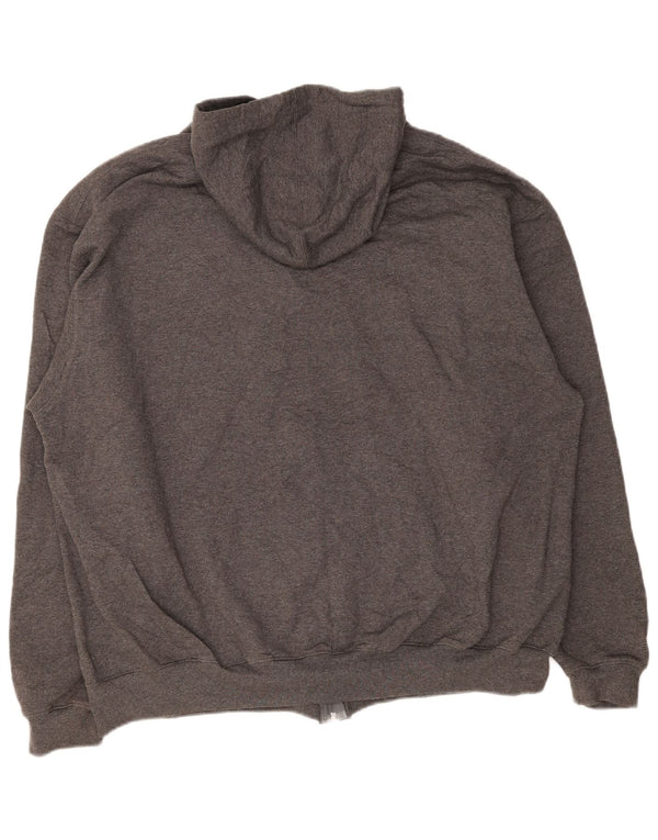 Мужской свитер с капюшоном на молнии Champion 2XL, серый хлопок