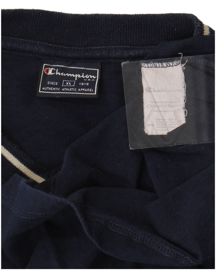 Мужская футболка Champion Top XL, темно-синяя, хлопок