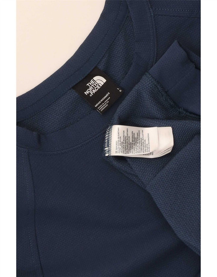 Мужской свитшот The North Face, большой темно-синий полиэстер