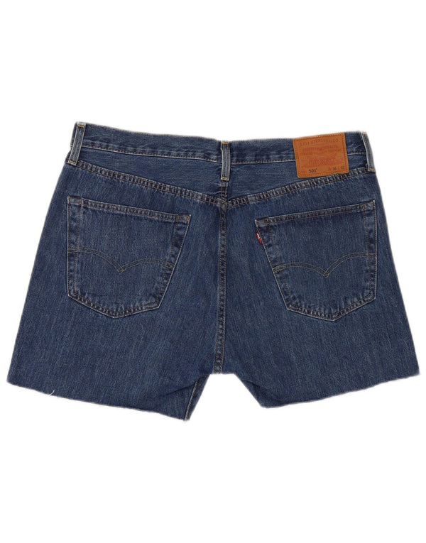 Мужские джинсовые шорты Levi's 501 W36, большие синие, хлопок