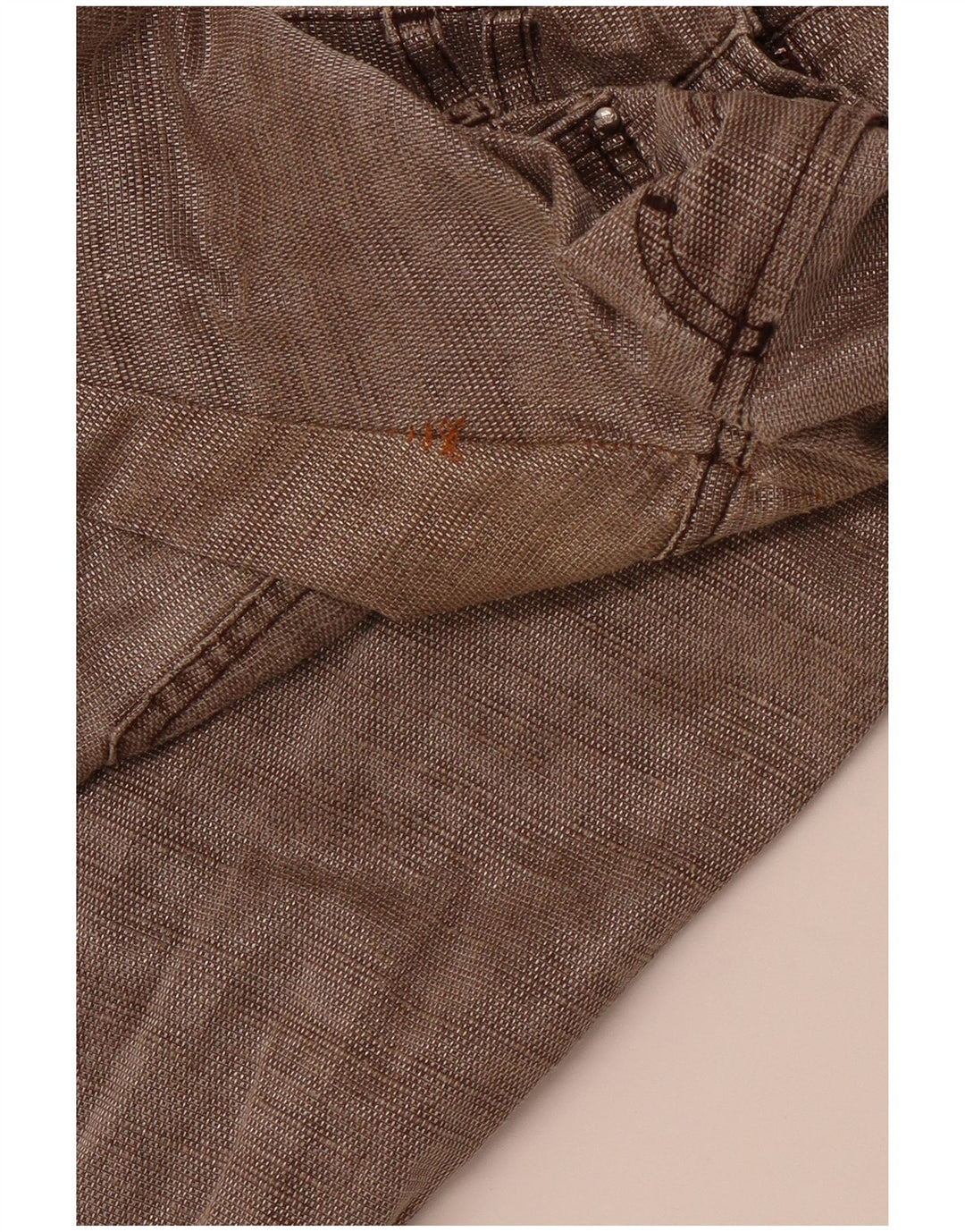 JUST CAVALLI Женские узкие повседневные брюки IT 40 Small W30 L30 Коричневые хлопковые