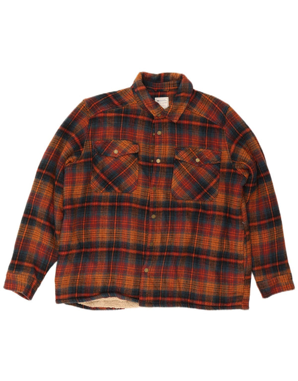 Мужская фланелевая рубашка Mountain Warehouse Lumberjack, большая разноцветная клетка