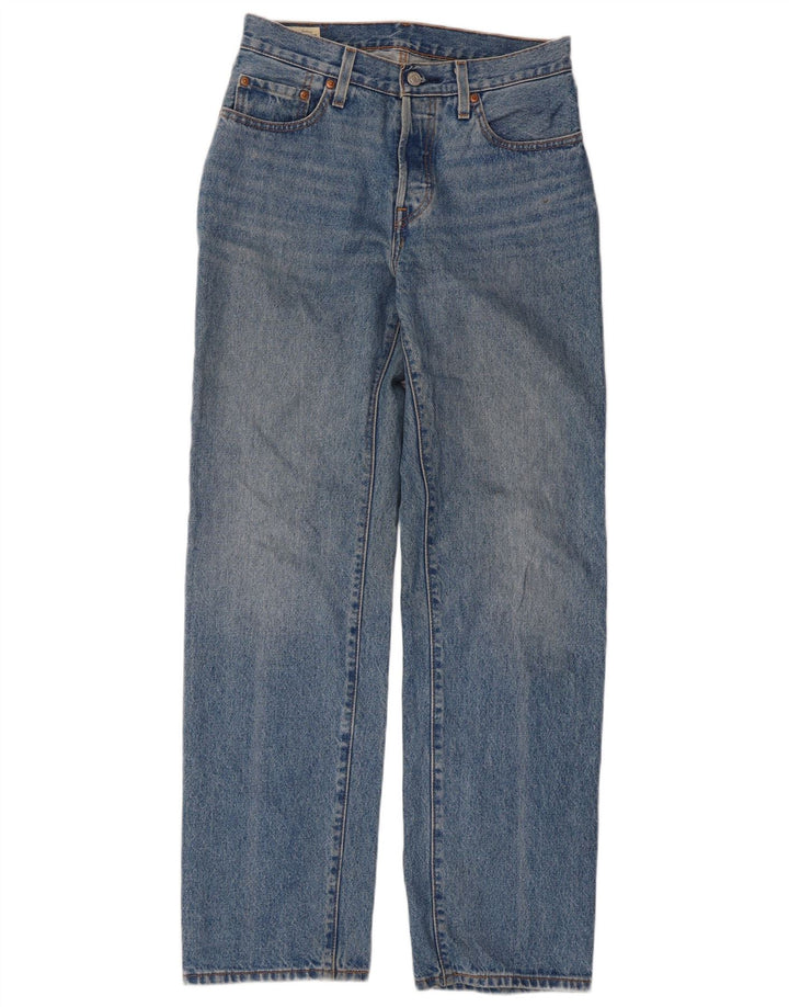 Женские прямые джинсы Levi's 501 W26 L32 синие, хлопок