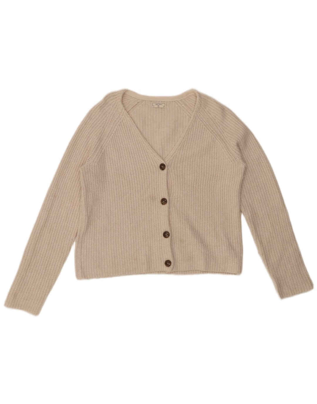 Женский укороченный кардиган большого размера FAT FACE, размер UK 10, маленький белый нейлон