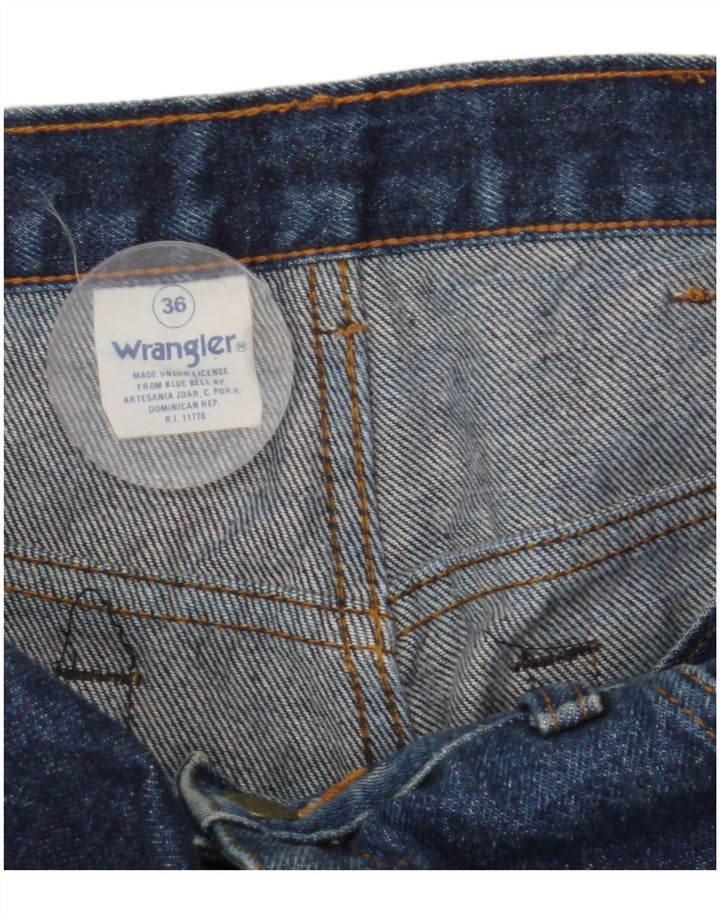 Джинсы мужские прямые WRANGLER W36 L29 темно-синие