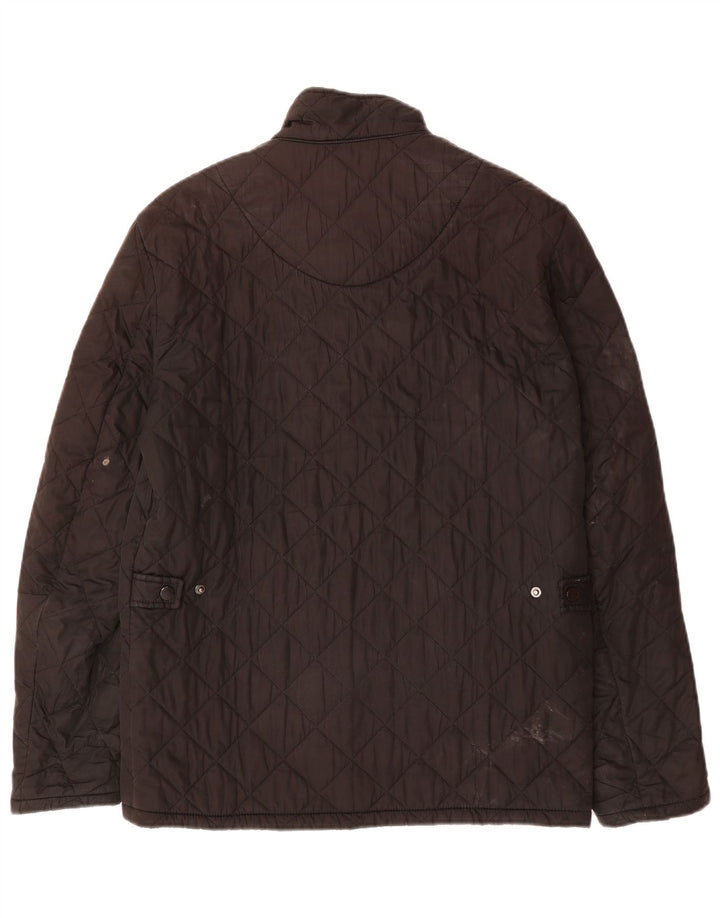 Мужская стеганая куртка BARBOUR UK 36 маленькая черная