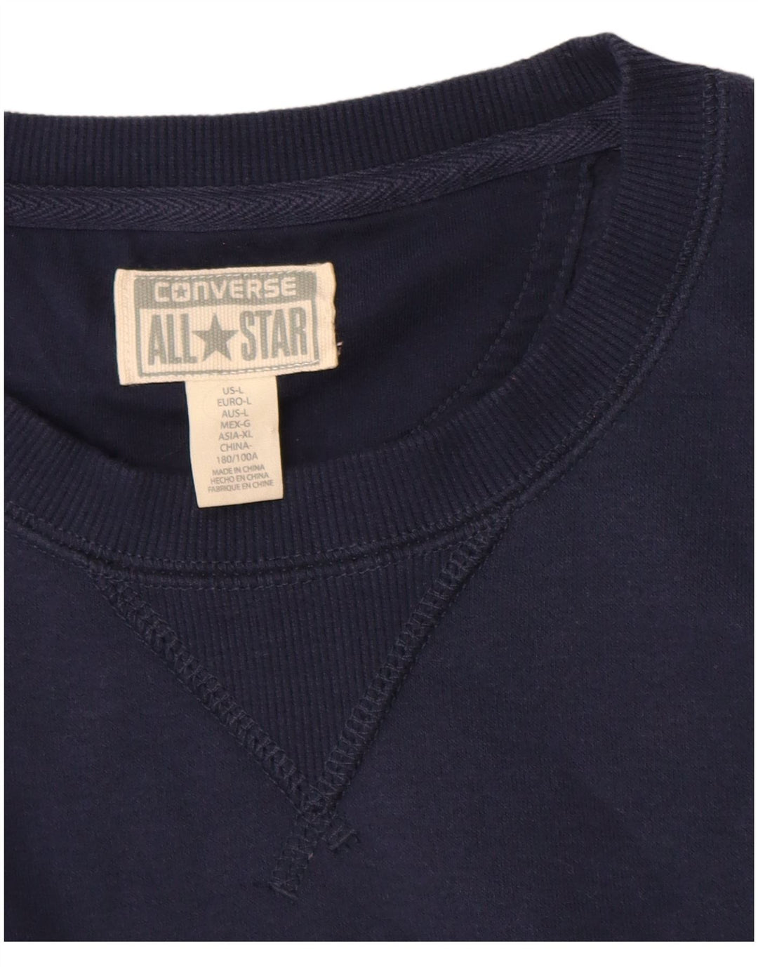 Мужской джемпер Converse Chuck Taylor, большой темно-синий