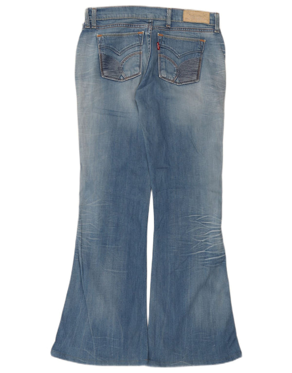 Женские расклешенные джинсы Levi's W29 L32, синий хлопок