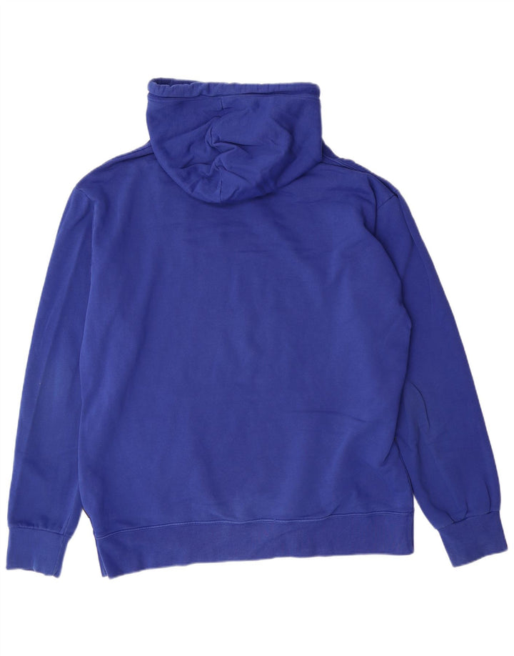 Мужской джемпер с капюшоном CONVERSE, большой синий, хлопковый