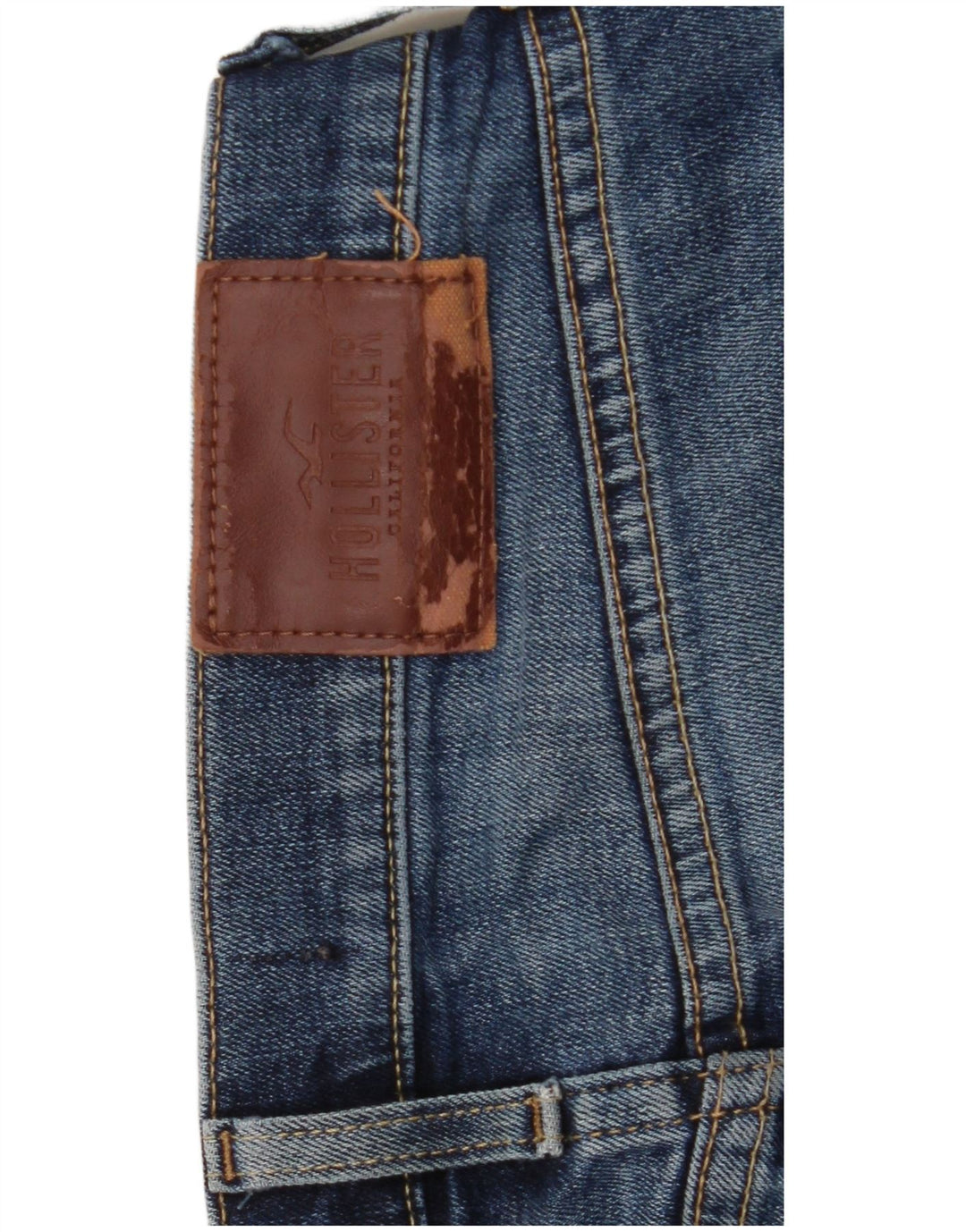 Мужские узкие джинсы Hollister W30 L30, синий хлопок