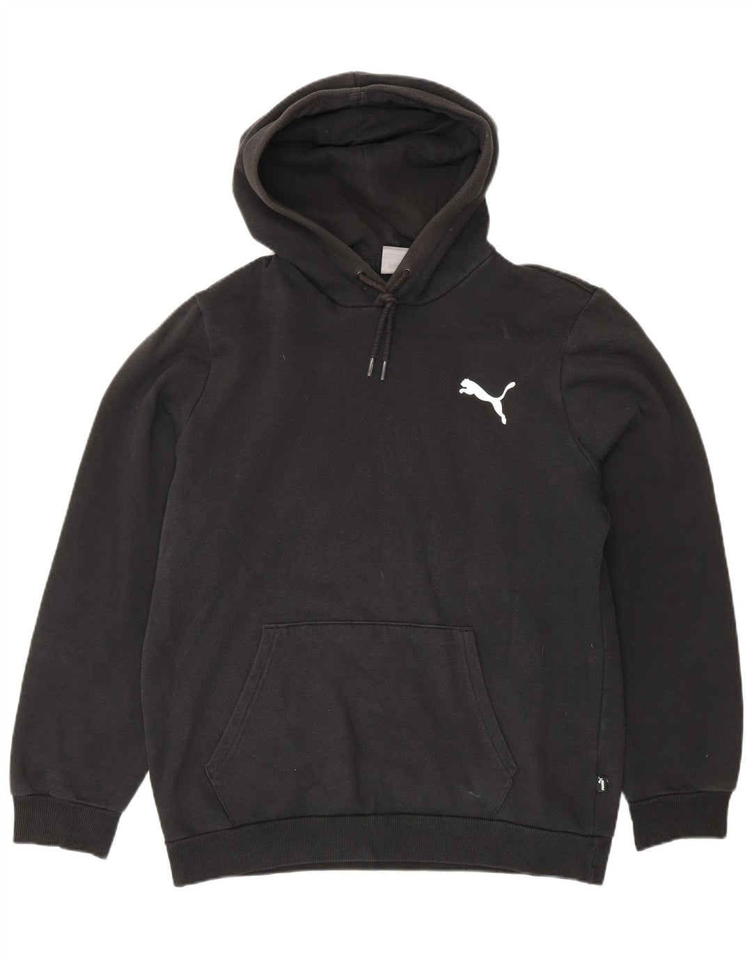 Мужской джемпер с капюшоном Puma, средний черный, хлопок
