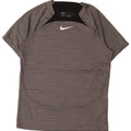 Мужская футболка Nike Dri Fit, большой серый полиэстер с цветными блоками