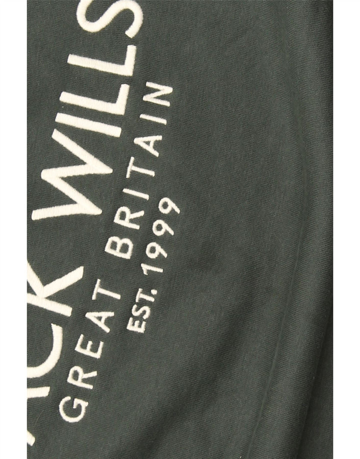 Мужской свитшот с рисунком Jack Wills, XL, хлопок, хаки