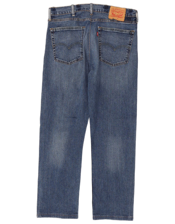 Мужские прямые джинсы Levi's 518 W38 L29 синие, хлопок