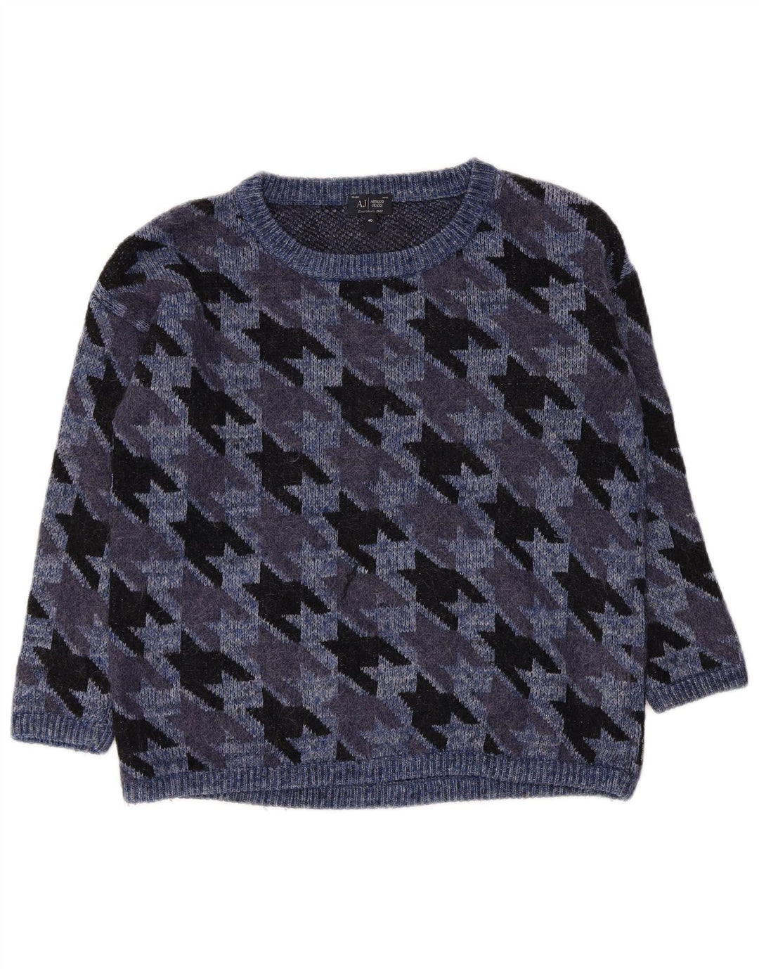 Женский свитер с вырезом лодочкой Armani Jeans EU 40, средний, темно-синий